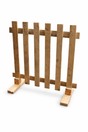 Freestanding Rustic Picket Fence Panels - WoodCladding.co.uk