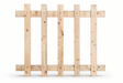 Natural Open Picket Fence Panels - WoodCladding.co.uk